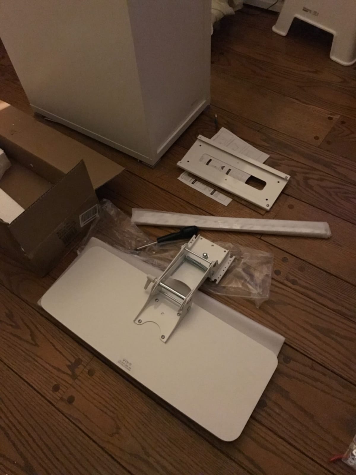 VIVO Adjustable Computer Keyboard & Mouse Platform Tray Ergonomic Under Table Desk Mount Drawer Underdesk Shelf (MOUNT-KB03B) customer photo 2
