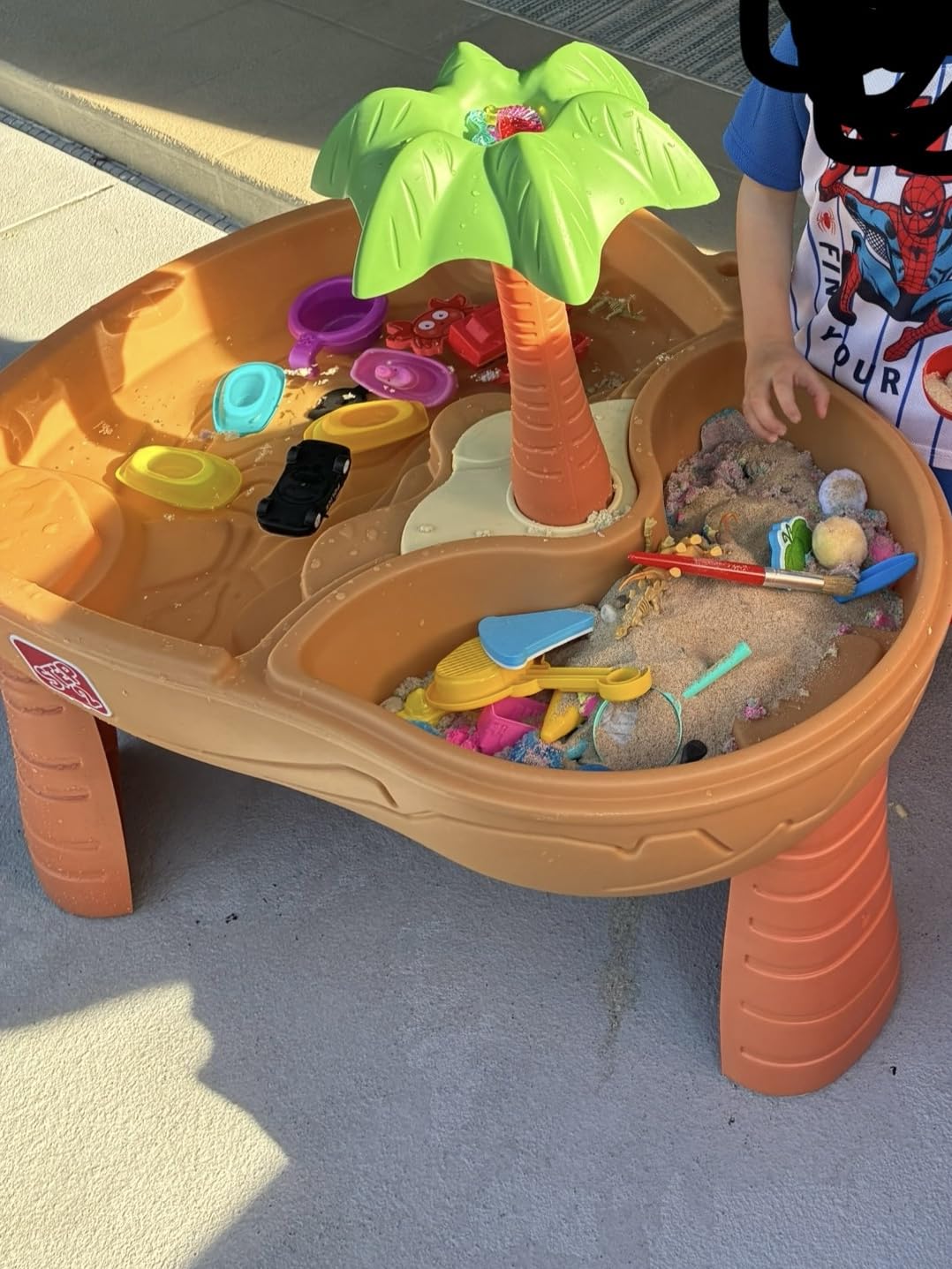 Step2 Dino Dig Sand and Water Table, Kids Activity Sensory Playset customer photo 2