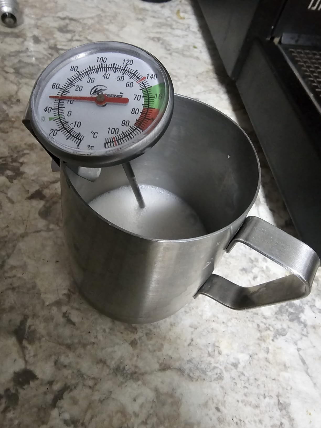 KT THERMO Instant Read 2-Inch Dial Thermometer, Best for Coffee Drinks, Chocolate Milk Foam customer photo 2