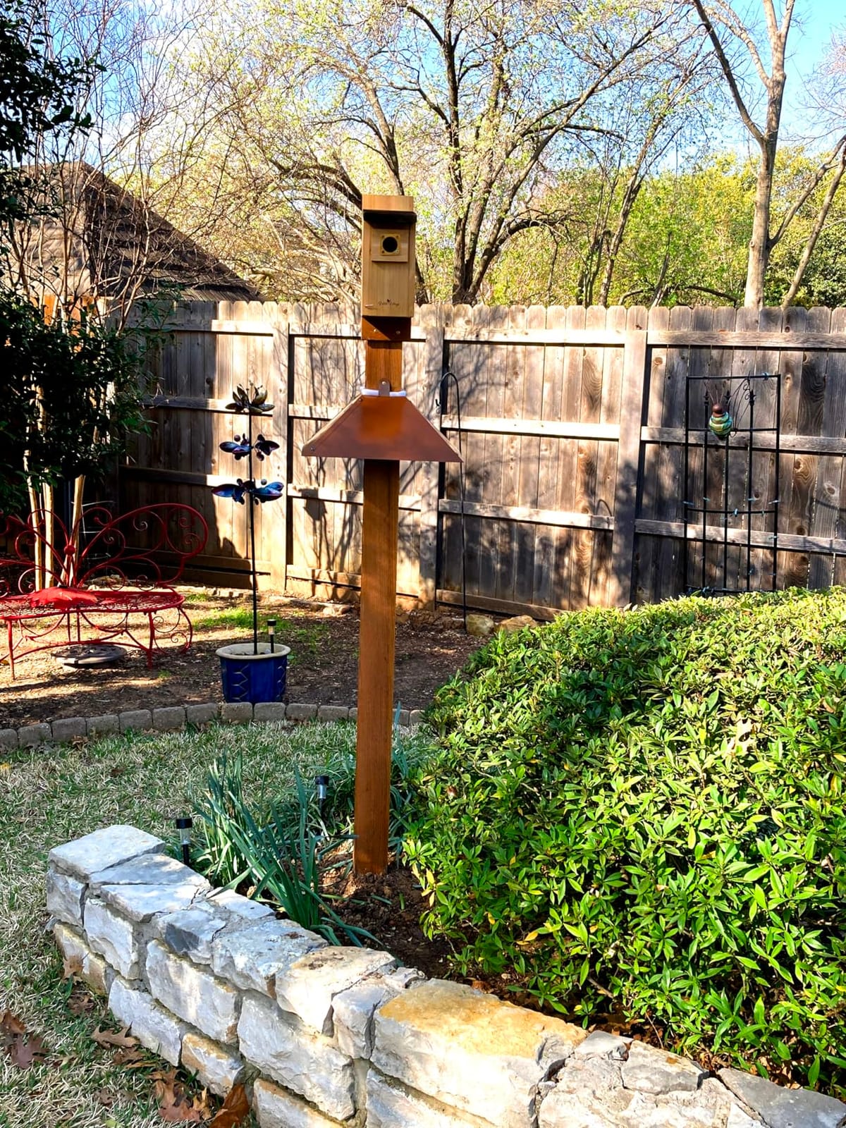 Wild Wings WWCH3 Cedar Blue Bird Box House customer photo 2