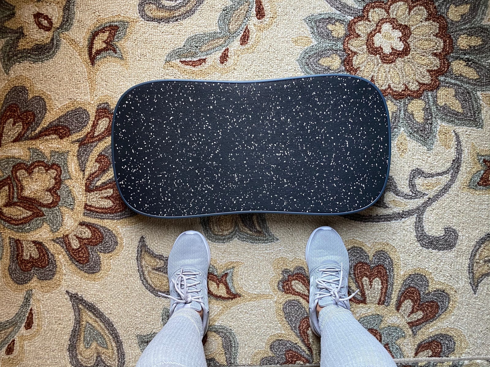 FluidStance Adult Balance Board for Standing Desk - Anti Fatigue USA Made 360 Degree Rocker Wobble Board as Exercise Equipment to Increase Focus & Movement - Sustainable Anti-Slip Plane Standing Board customer photo 2
