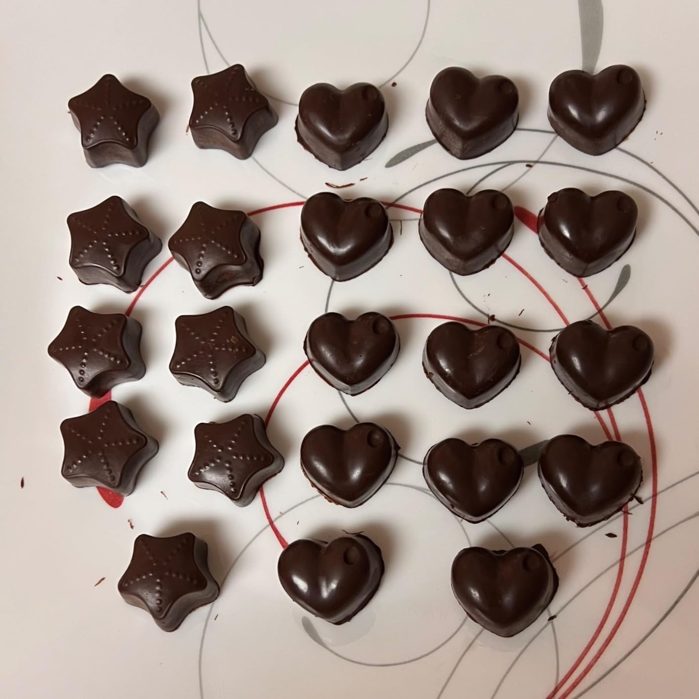 Chocolate Molds Silicone - Set of 6 - Non-Stick & Food Grade - Free eBook | Chocolate Molds Silicone for Jelly Candies, Truffles, Bath Melts & Candles - Dishwasher Safe customer photo 2