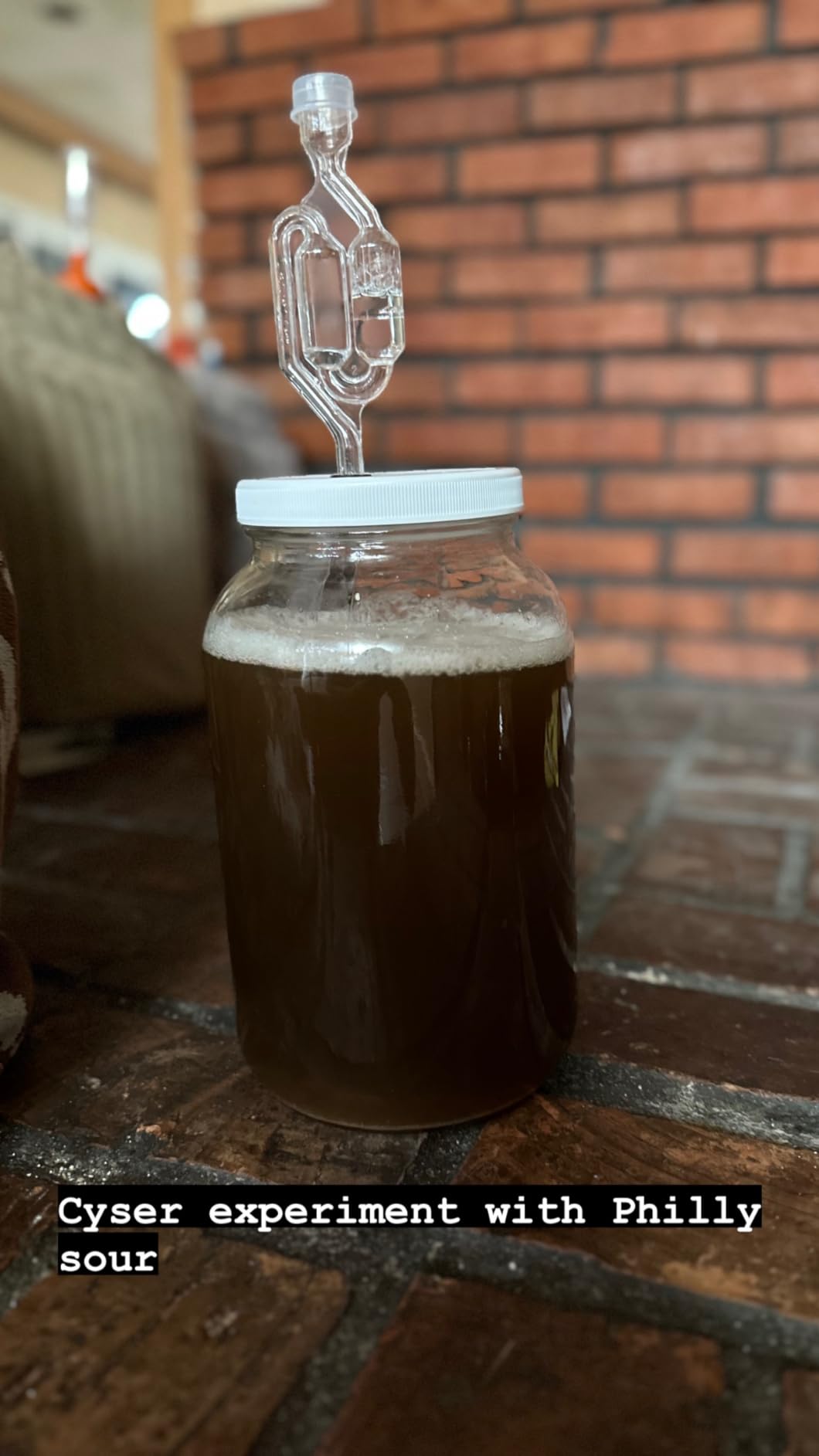 2-Pack 1 Gallon Glass Jar with Lid | Wide Mouth Twin Bubble Airlock Set | Heavy-duty Glass Jars with Airtight Lid for kombucha, pickling and brewing | Large Glass Jar with Lid has a BPA-free cap customer photo 2