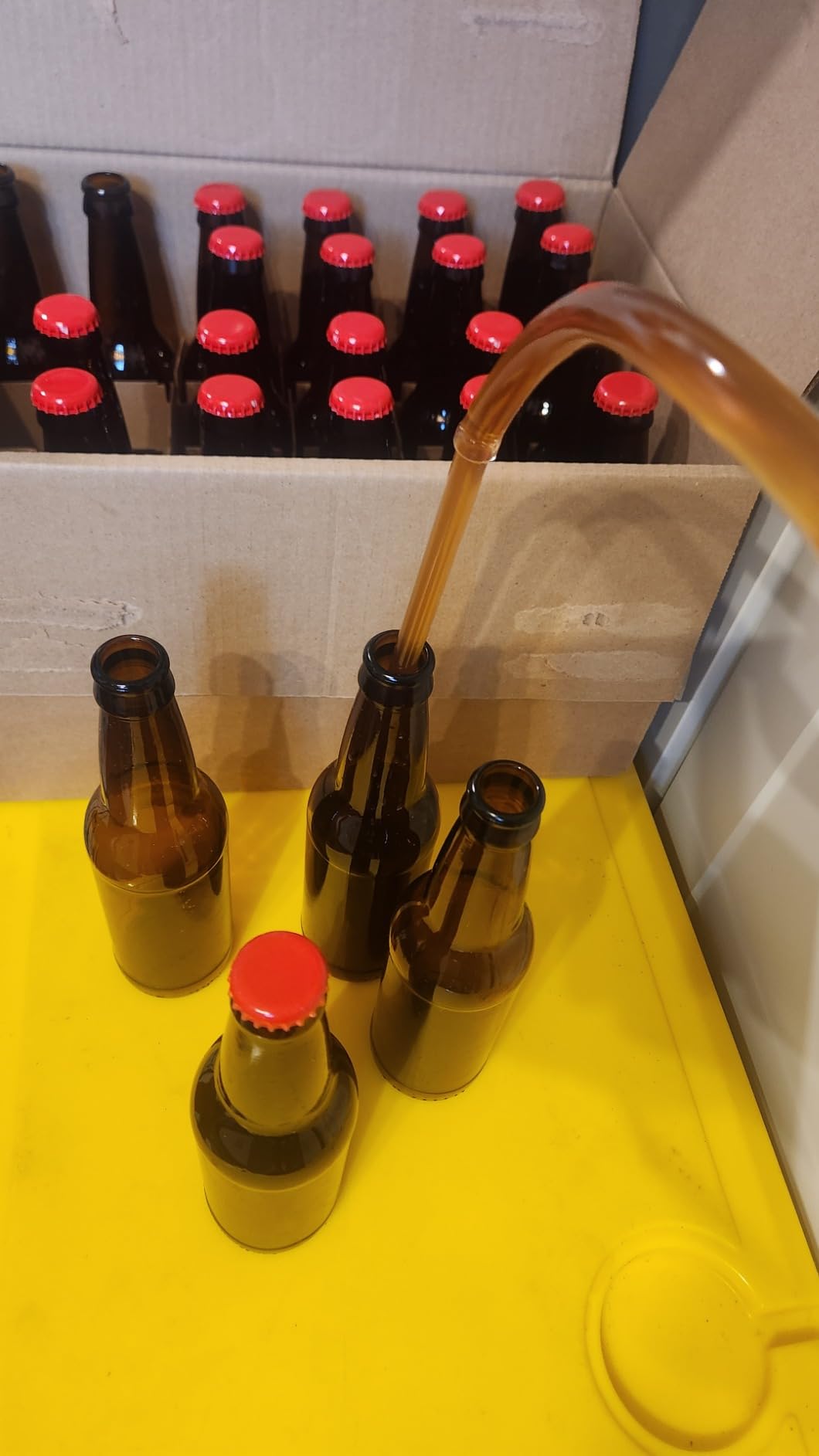 FastRack Amber Beer Bottles 12oz (Pack of 24) | Longneck Glass Beer Bottles with Pry-off Crown Finish for Home Brewing Mead, Cider & Kombucha | Durable Brewing Bottle & Bottling Kit customer photo 1