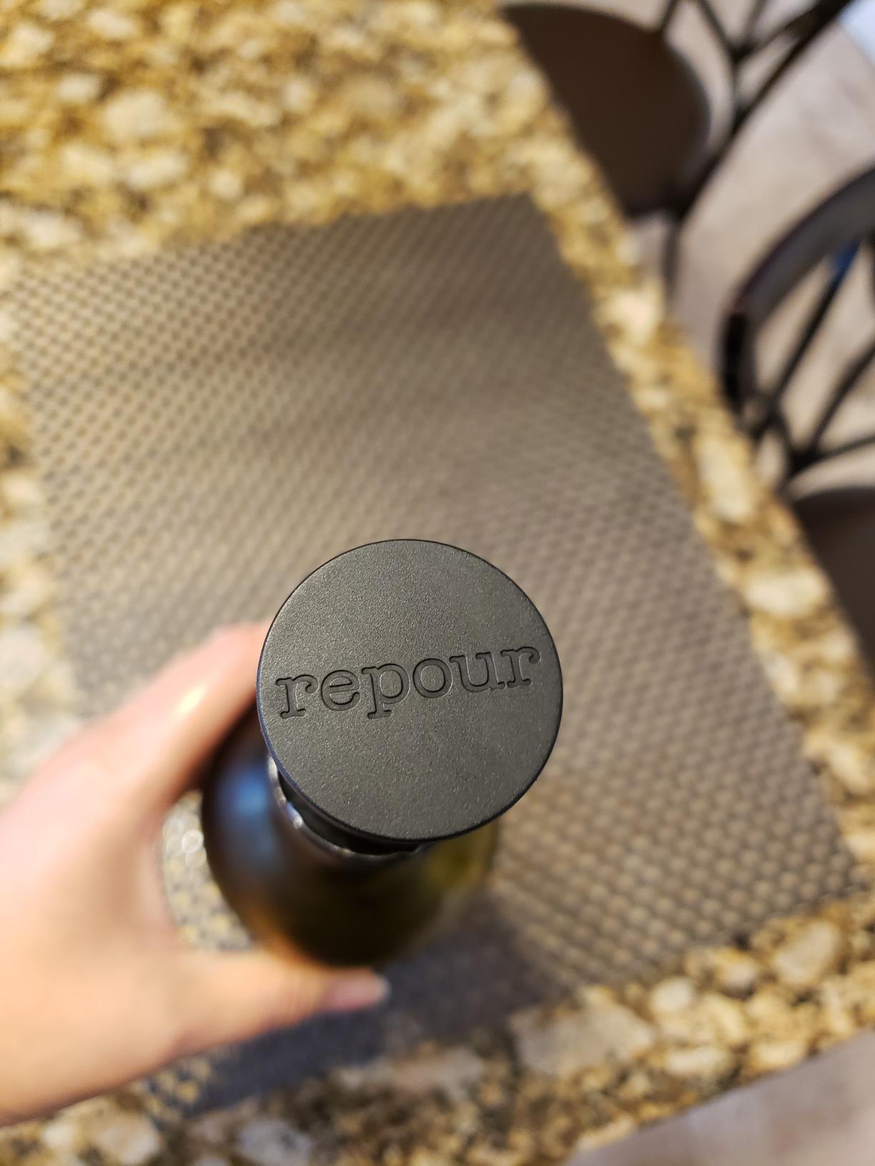 Repour Wine Saver and Stopper - Removes Oxygen, Preserving and Keeping Wine As Fresh As The Day The Bottle Was Opened (10-Pack) customer photo 1