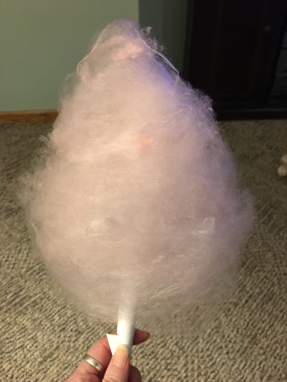 Cotton Candy Express CC1000-S Cotton Candy Machine, with 5-11oz. Jars of Cherry, Grape, Blue Raspberry, Orange, Pink Vanilla Floss Sugar & 50 Paper Cones Easy to Use and Clean customer photo 2