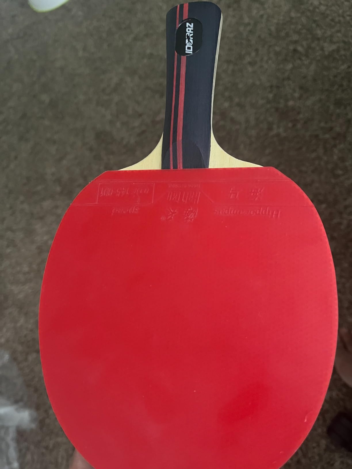 Professional Ping Pong Paddle with ITTF Rubber and Carrying Case | Table Tennis Racket with Speed 99, Spin 93, Control 90 customer photo 1