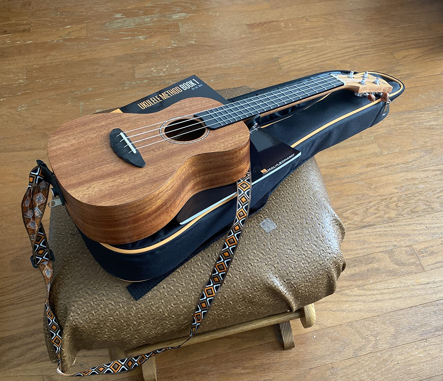 Donner Tenor Ukulele Mahogany Professional 26 inch Ukelele Starter Bundle Kit with Free Online Lesson Gig Bag Strap Nylon String Tuner Picks Cloth DUT-1 customer photo 1