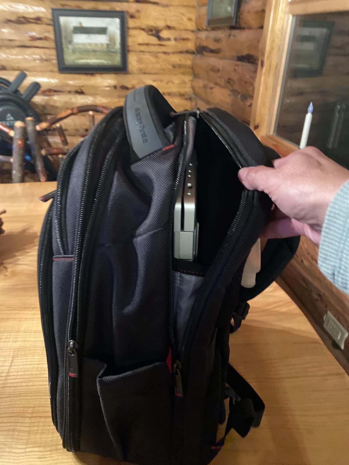Samsonite Xenon 3.0 Slim Laptop Backpack, 1680D Ballistic Polyester, Fits 15.6