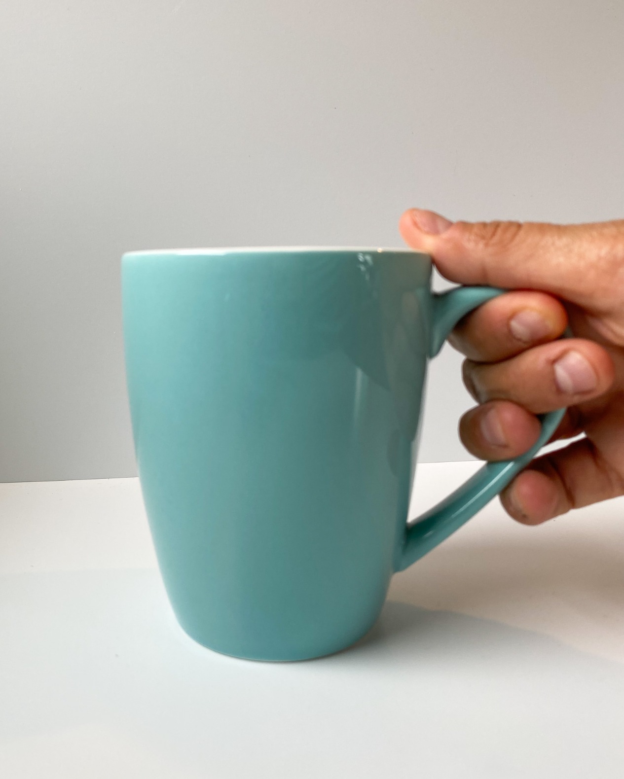Sweese Porcelain Coffee Mugs - 16 Ounce - Set of 6, Cups for Latte, Hot Tea, Cappuccino, Mocha, Cocoa, White customer photo 1