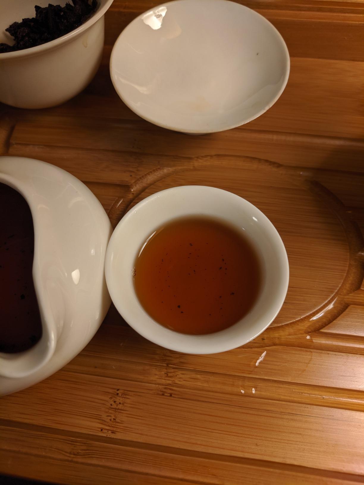 ChaWuWarmSun [B] JinYa GongTing Ripe Puerh Tea Cake, 12.5oz/357g | Aged Yunnan Shu Pu-erh. Fermented Whole Leaf With Earthy Mellow Notes. Professional Storage. customer photo 1
