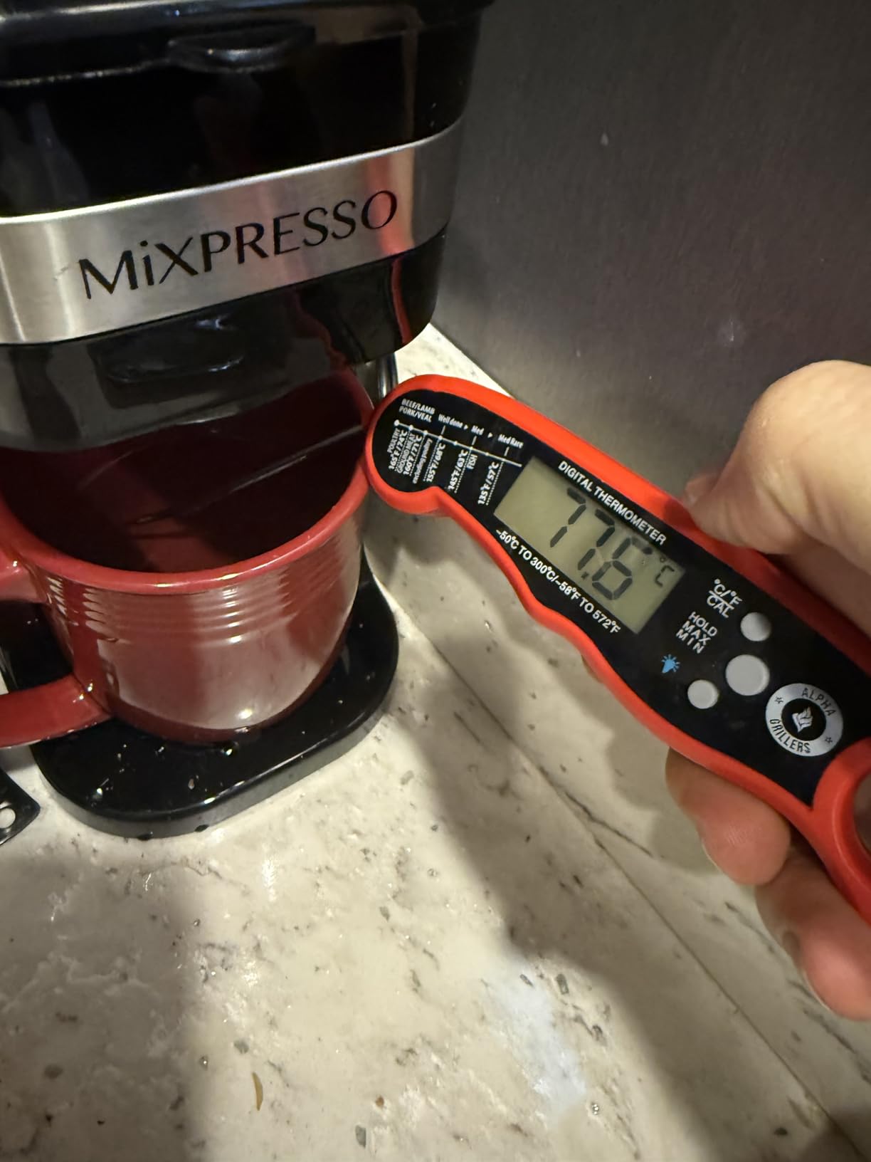 Mixpresso Single Serve & Single Cup Coffee Maker with 14oz Travel Mug Black customer photo 2