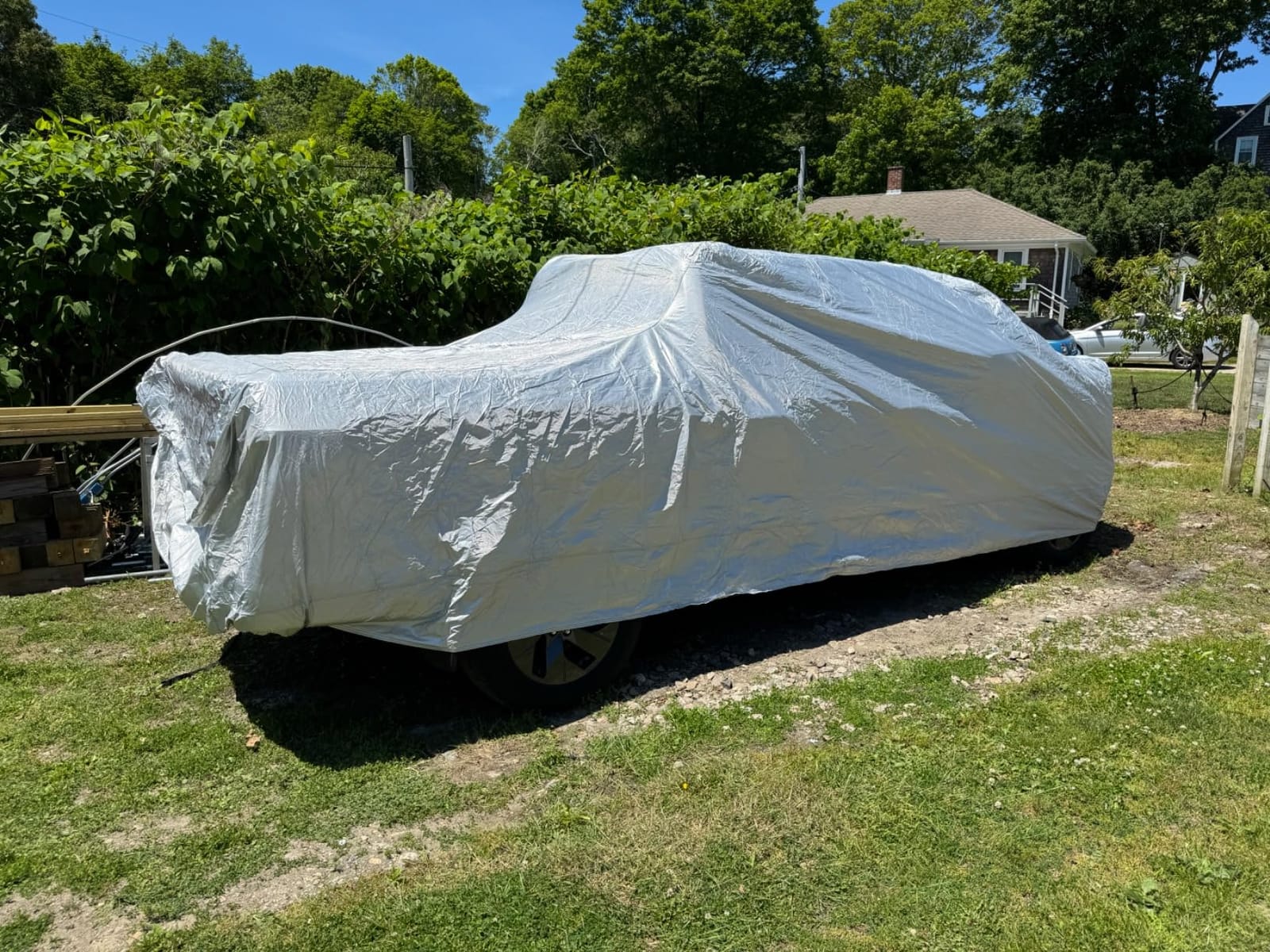 Kayme Sedan Car Cover See Vehicle Size Chart for Accurate Fit, Size A4 | 100% Waterproof All Weather Heavy Duty. Protects Against Sun, Rain, Snow, Dust. Soft Cotton. Driver Door Zipper, Storage Bag customer photo 2