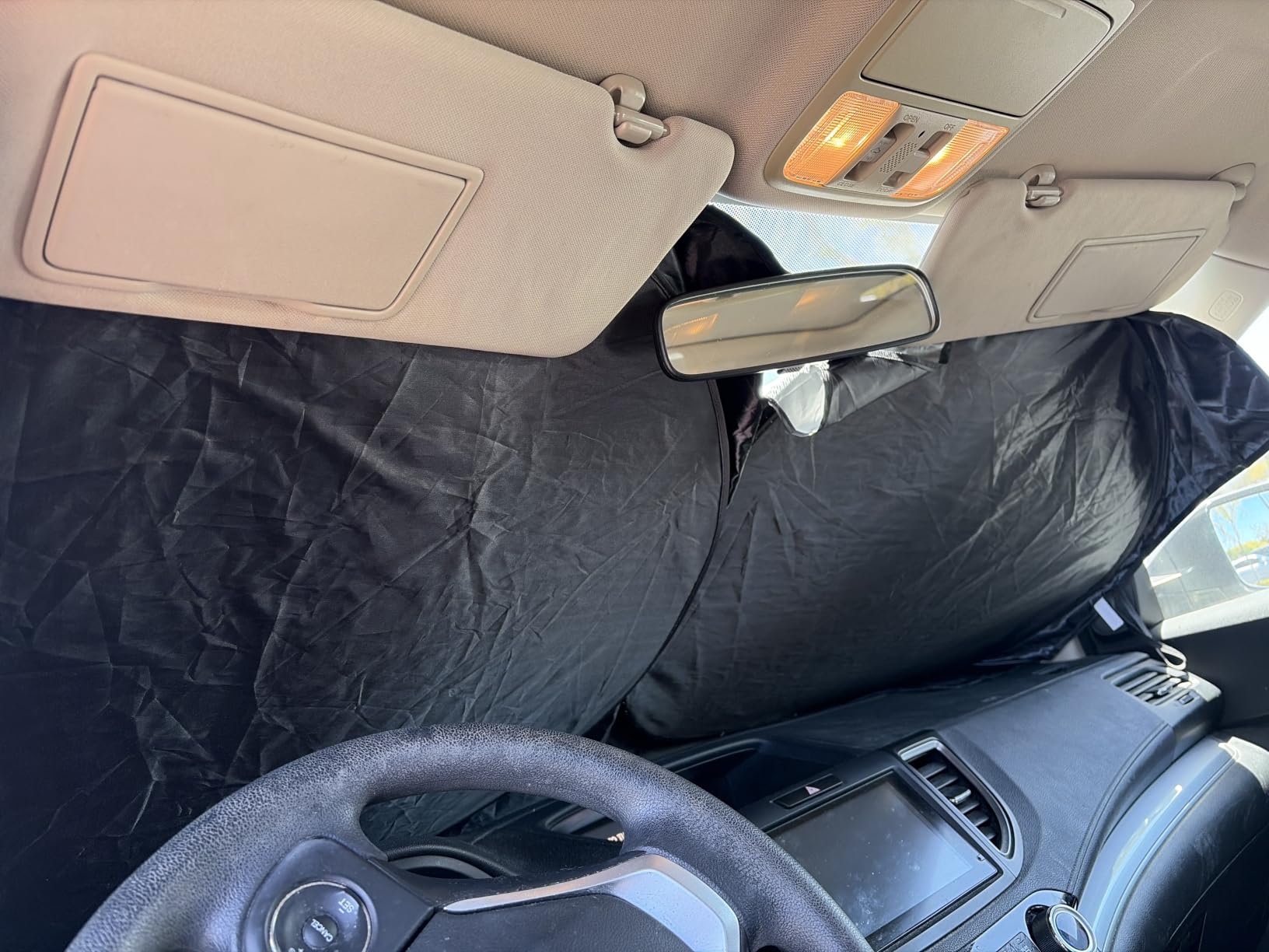 Magnelex Car Windshield Sunshade - Double-Layer Design for 2X Heat Blocking customer photo 1