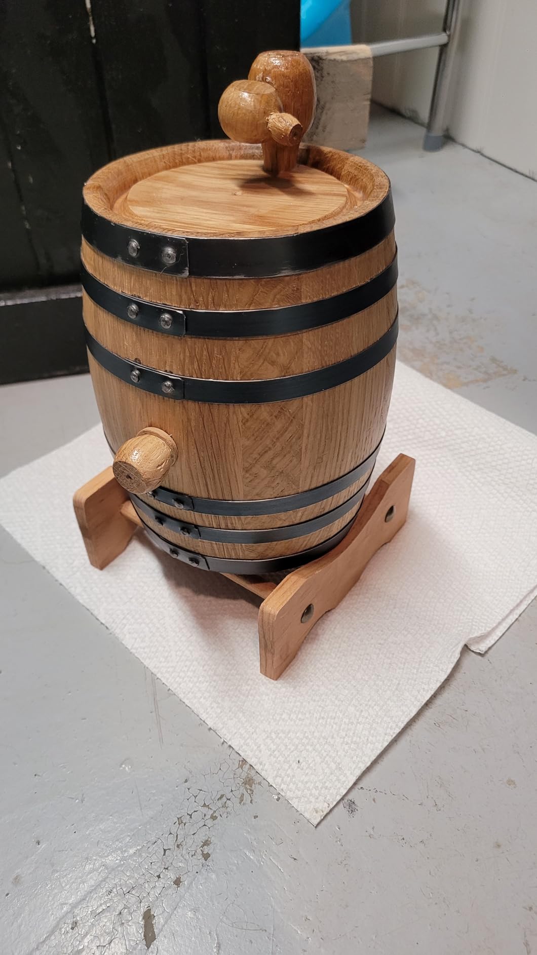 Red Head Barrels 1L Distillery Grade Charred Oak Aging Barrel for Whiskey, Rum & Wine customer photo 1