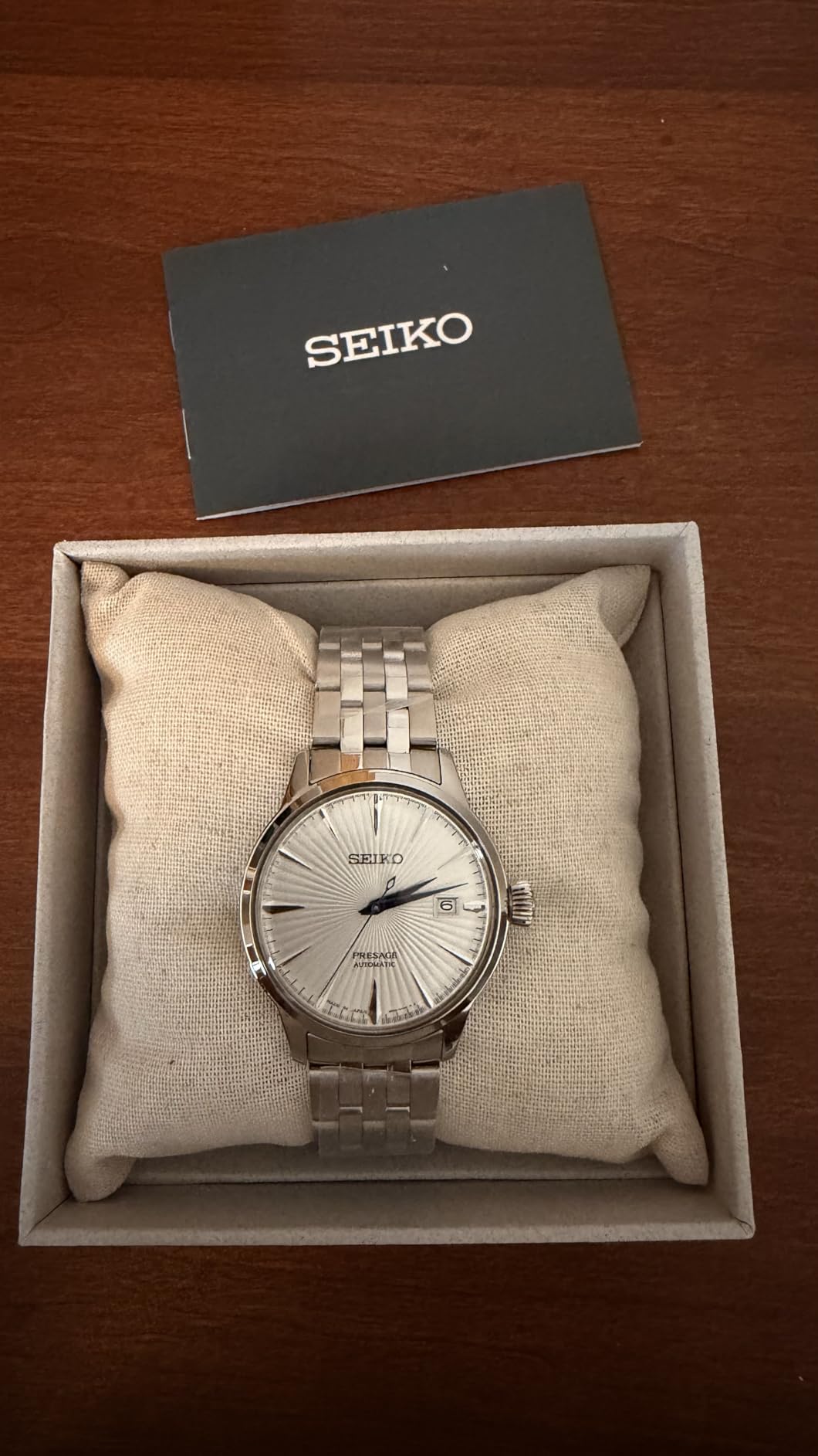 SEIKO Automatic Watch for Men - Presage Cocktail Time - Patterned Dial customer photo 1