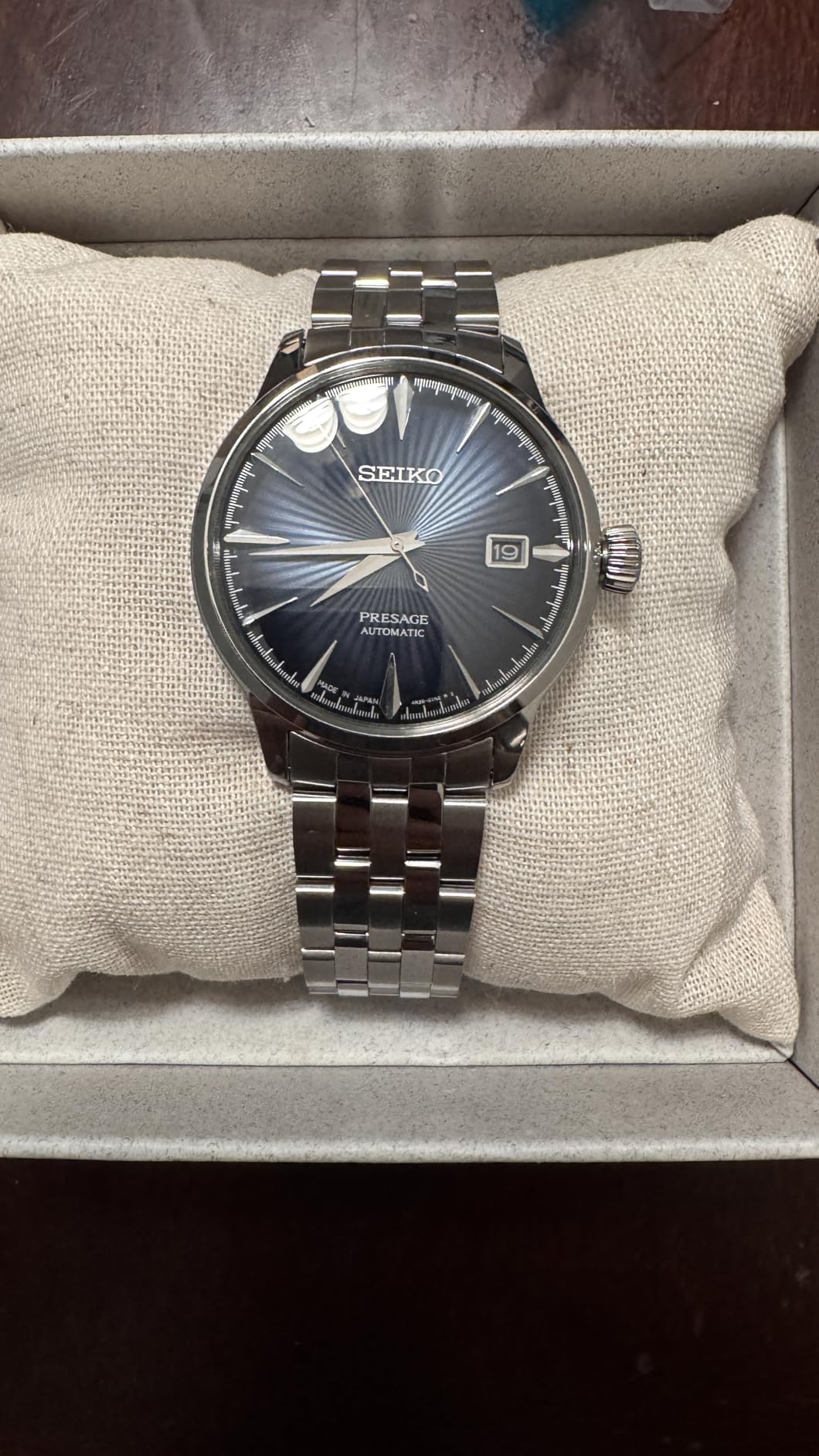 SEIKO Automatic Watch for Men - Presage Cocktail Time - Patterned Dial customer photo 2