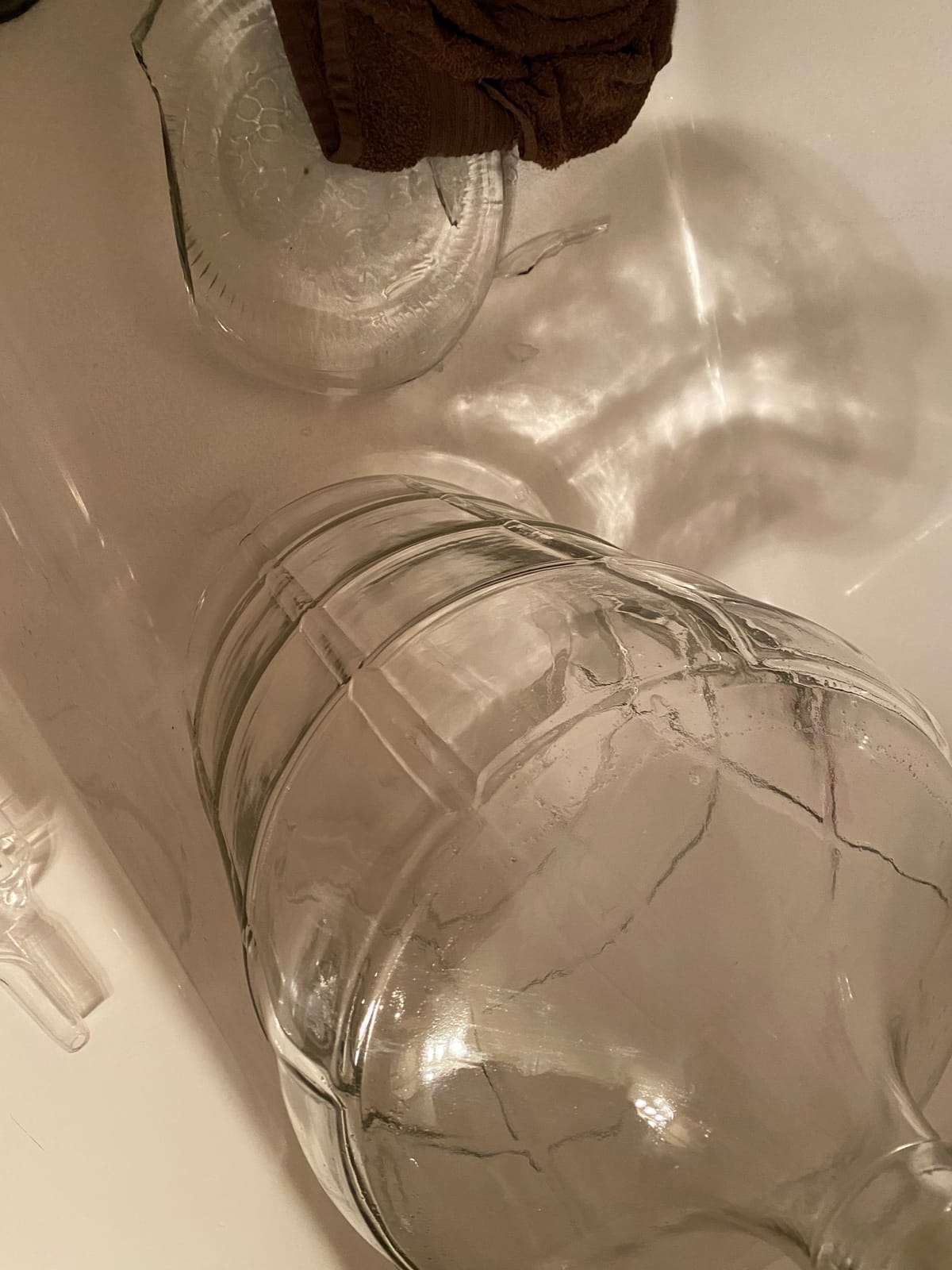 3 Gallon Glass Carboy - Italian Clear Fermenter for Wine and Beer | Reusable 3 Gal Carboy Glass for home brewing and storage customer photo 1