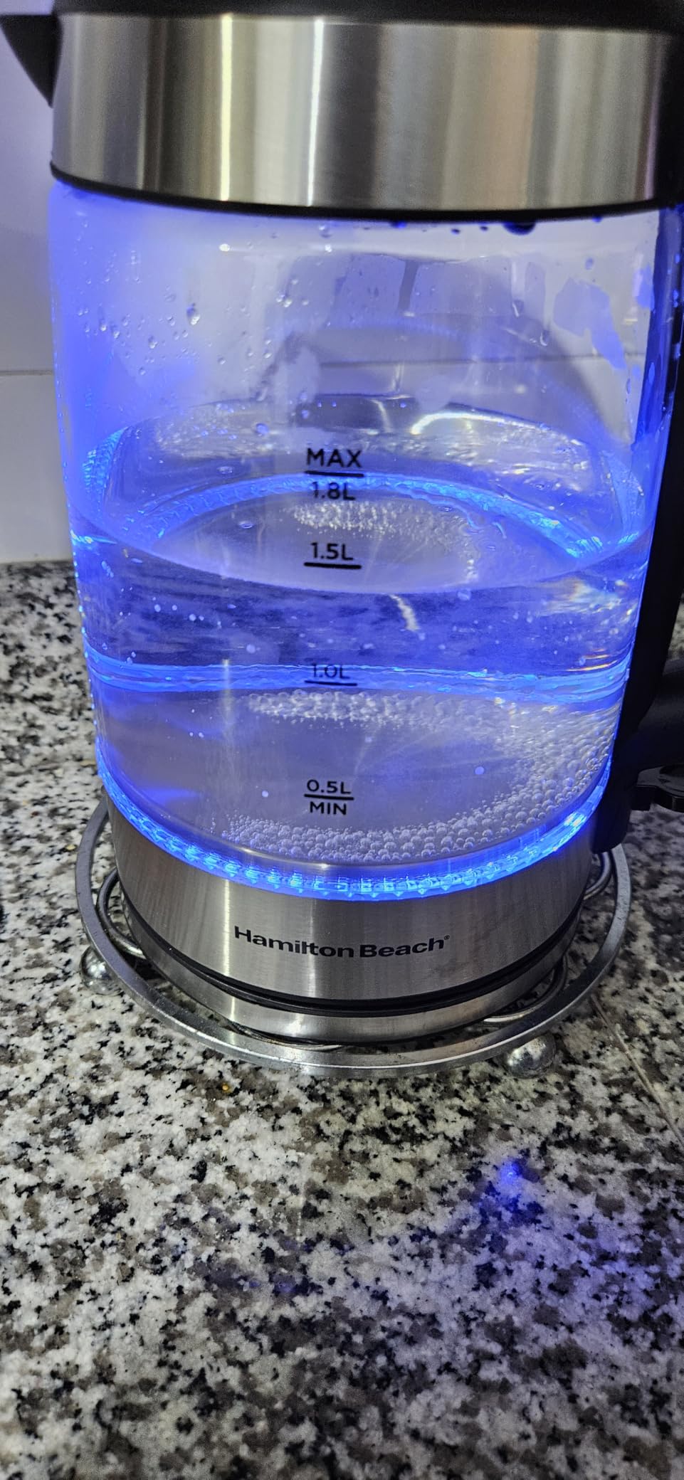 Hamilton Beach 1 Liter Electric Tea Kettle, Water Boiler & Heater customer photo 2