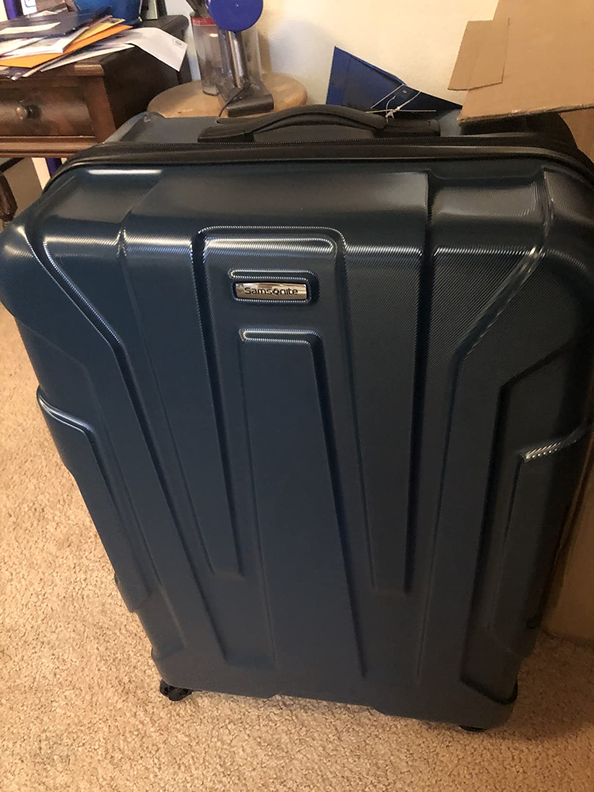 Samsonite Centric Hardside Expandable Luggage with Spinner Wheels, Teal, 3-Piece Set (20/24/28) customer photo 1