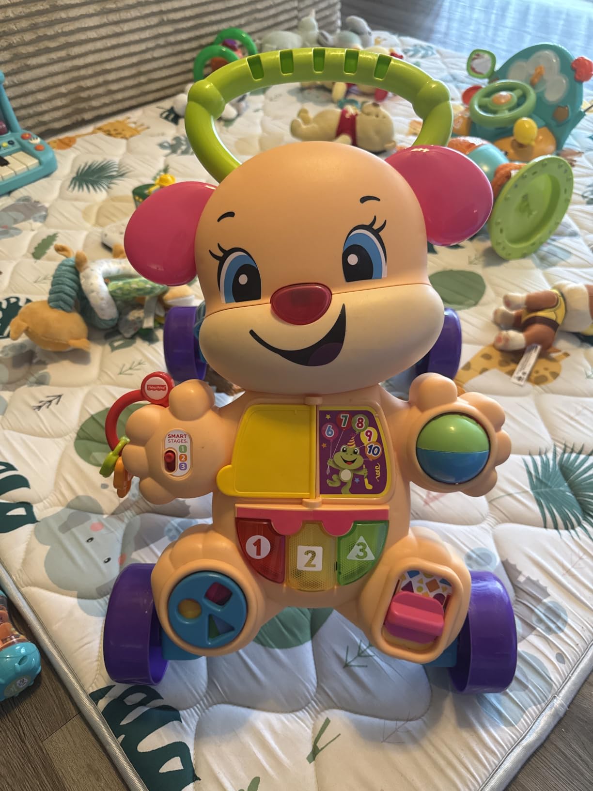 Fisher-Price Laugh & Learn Smart Stages Learn With Sis Walker, Pink customer photo 2