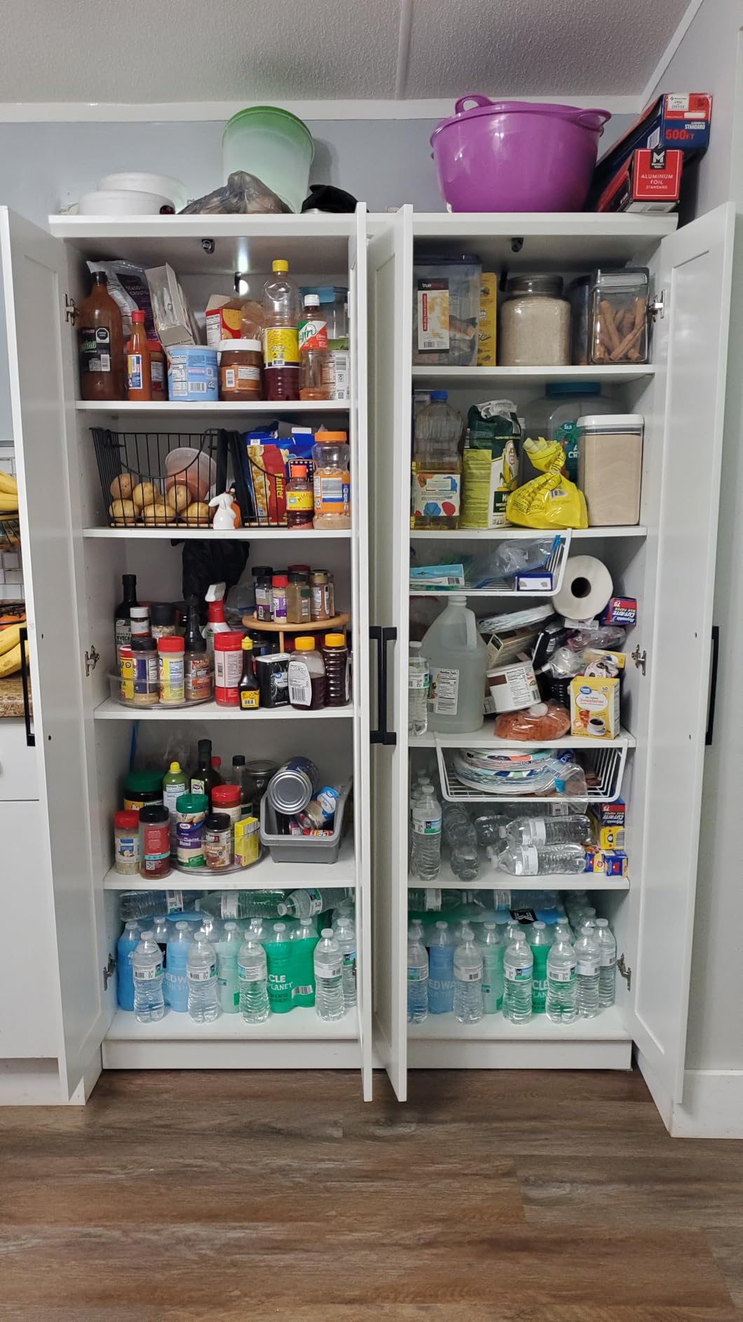 Sauder HomePlus Storage Cabinet/ Pantry cabinets, Soft White finish customer photo 2