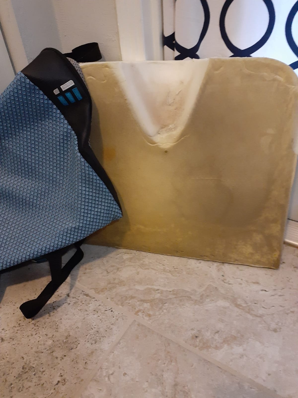 Premium Wedge Car Seat Cushion for Driving - Sciatica Seat Cushion for Car, Office, Home, Back Pain, Hip Support, Sciatica Pain Relief - Ergonomic Non-Slip Memory Foam Driving Pillow 17.5 x 15 x 3.5 customer photo 1