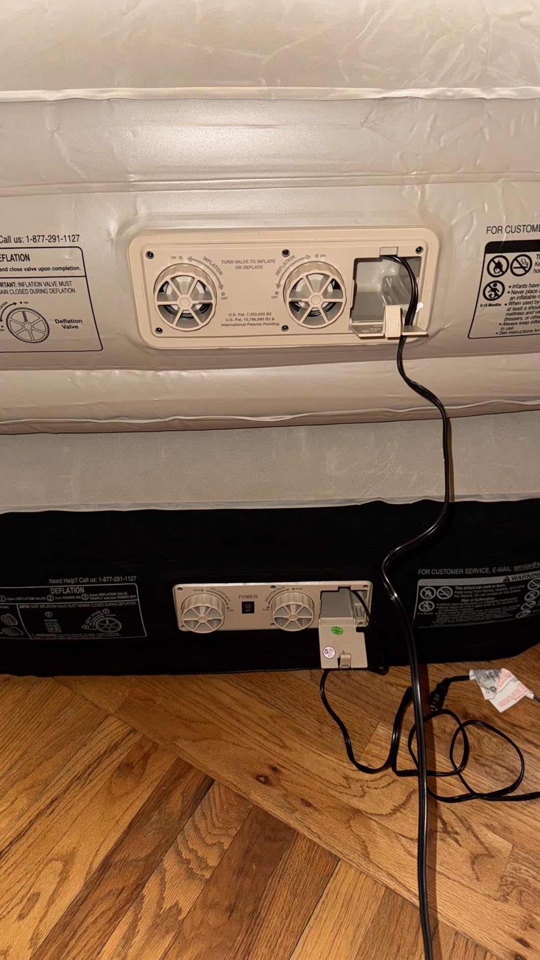 King Koil Air Mattress Twin with Built-in Pump, Inflatable Blow Up Bed, Patented Coil-Beam Support customer photo 1