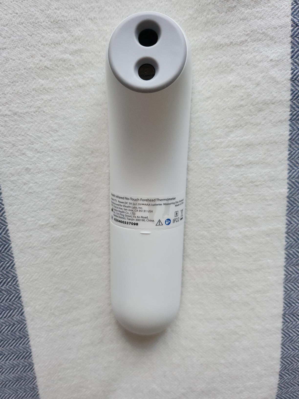 iHealth No-Touch Forehead Thermometer for Adults, Kids, Babies PT3 | 1s Fast Accurate, 3 Ultra-Sensitive Sensors, Quiet Vibration Feedback, Digital Large LED Digits, Use for Home & Nurses customer photo 1