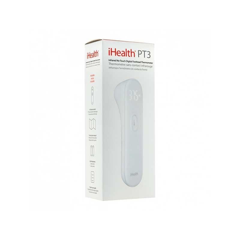 iHealth No-Touch Forehead Thermometer for Adults, Kids, Babies PT3 | 1s Fast Accurate, 3 Ultra-Sensitive Sensors, Quiet Vibration Feedback, Digital Large LED Digits, Use for Home & Nurses customer photo 2
