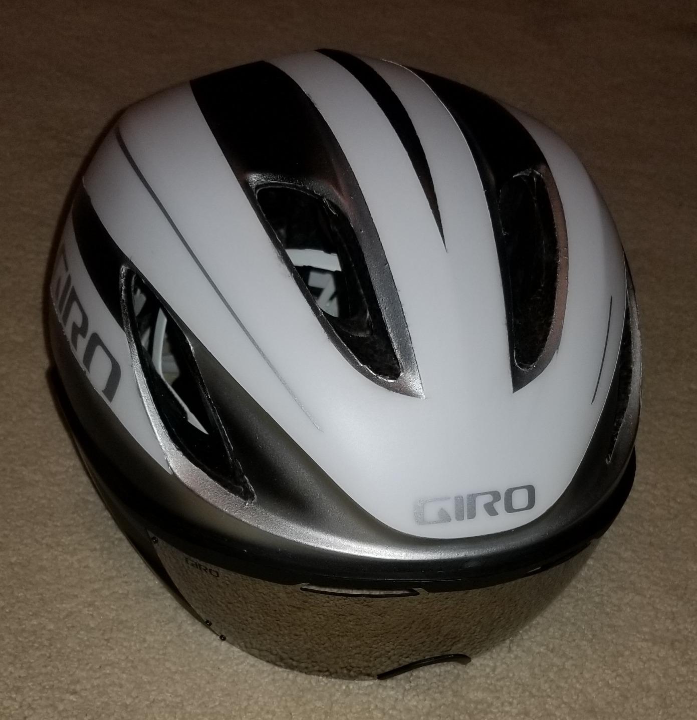 Giro Vanquish MIPS Cycling Helmet - Matte White Silver Medium customer photo 1