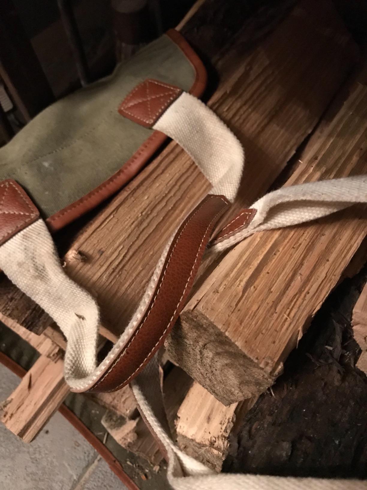INNO STAGE Waxed Canvas Wood Carrier for Firewood | 44