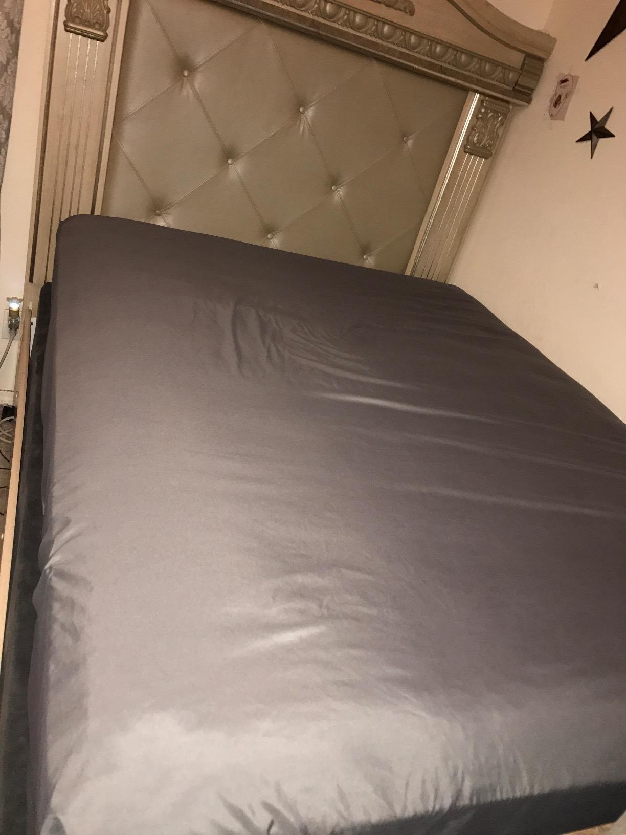 Bare Home Queen Fitted Sheet - 1800 Ultra-Soft (Queen, Sand) | Deep Pockets 6 to 15 Inches, Premium 1800, Breathable, Hypoallergenic, Hotel Luxury, Easy Fit, Soft, All-Season customer photo 2