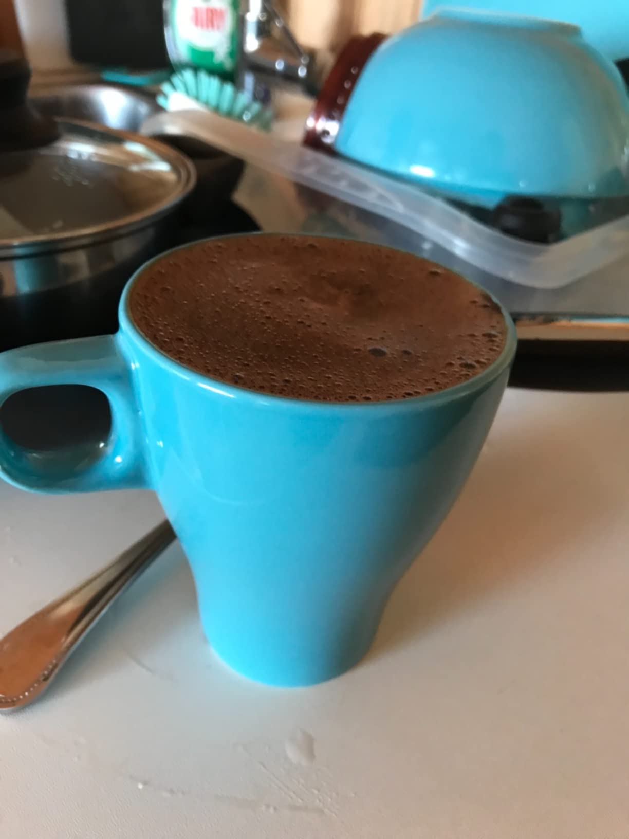 Handmade Armenian Coffee Pot Maker 27 Fl Oz (800ml) Induction Copper Jazva Ararat Turkish Arabic Greek Cezve Jezve Ibrik Turka Jazve Wooden Handle customer photo 2