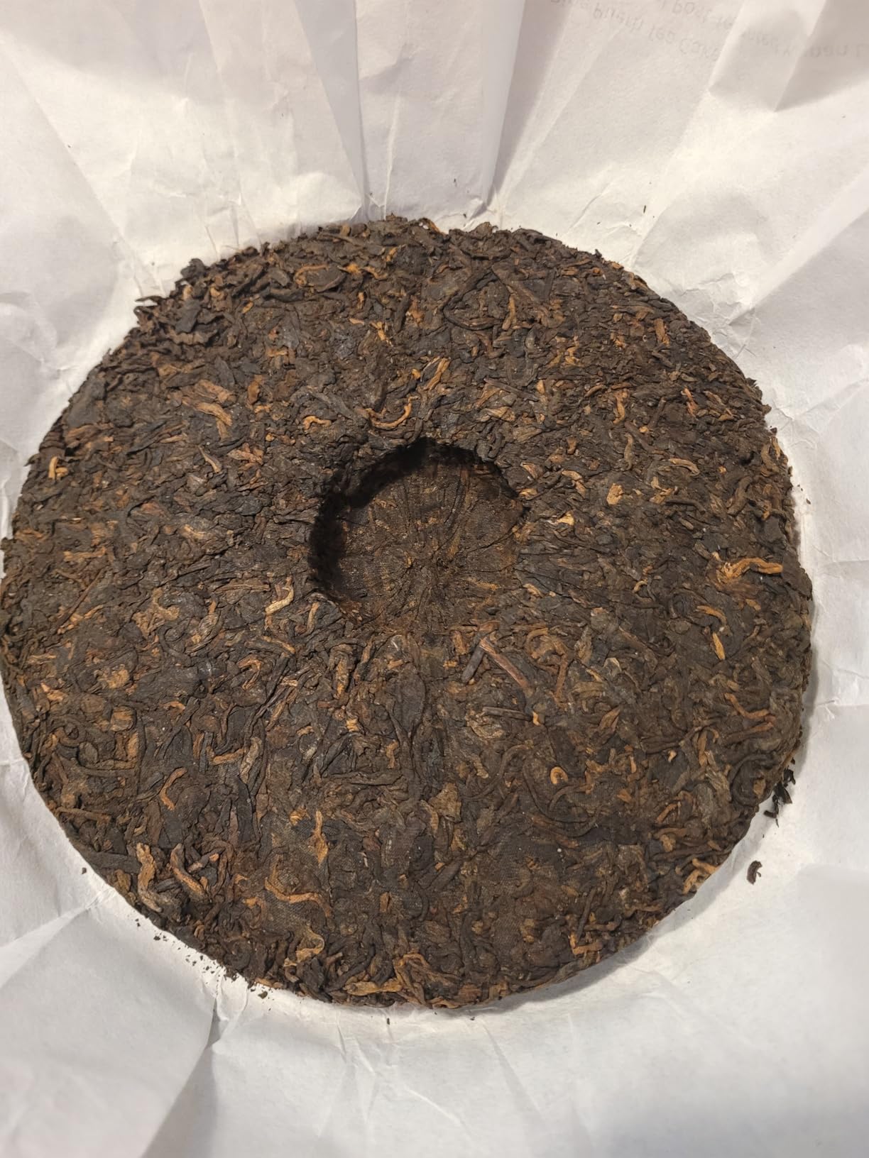 LWXLJMJZC Ripe Puerh Tea Cake 357g Aged Fermented 150 Cups | Yunnan shu pu-erh, smooth earthy, medium low caffeine, easy storage, keep cool dry, multiple steeps customer photo 2