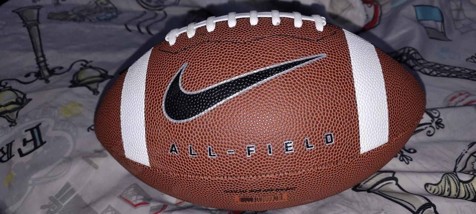 Nike All Field 3.0 FB 9 Official Single Brown/White/Metallic Silver/Black Football customer photo 1