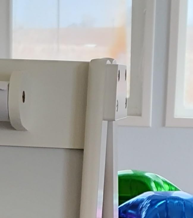 Delta Children MySize Kids Double-Sided Storage Easel - Ideal for Arts & Crafts, Drawing, Homeschooling and More - Greenguard Gold Certified, Grey customer photo 2