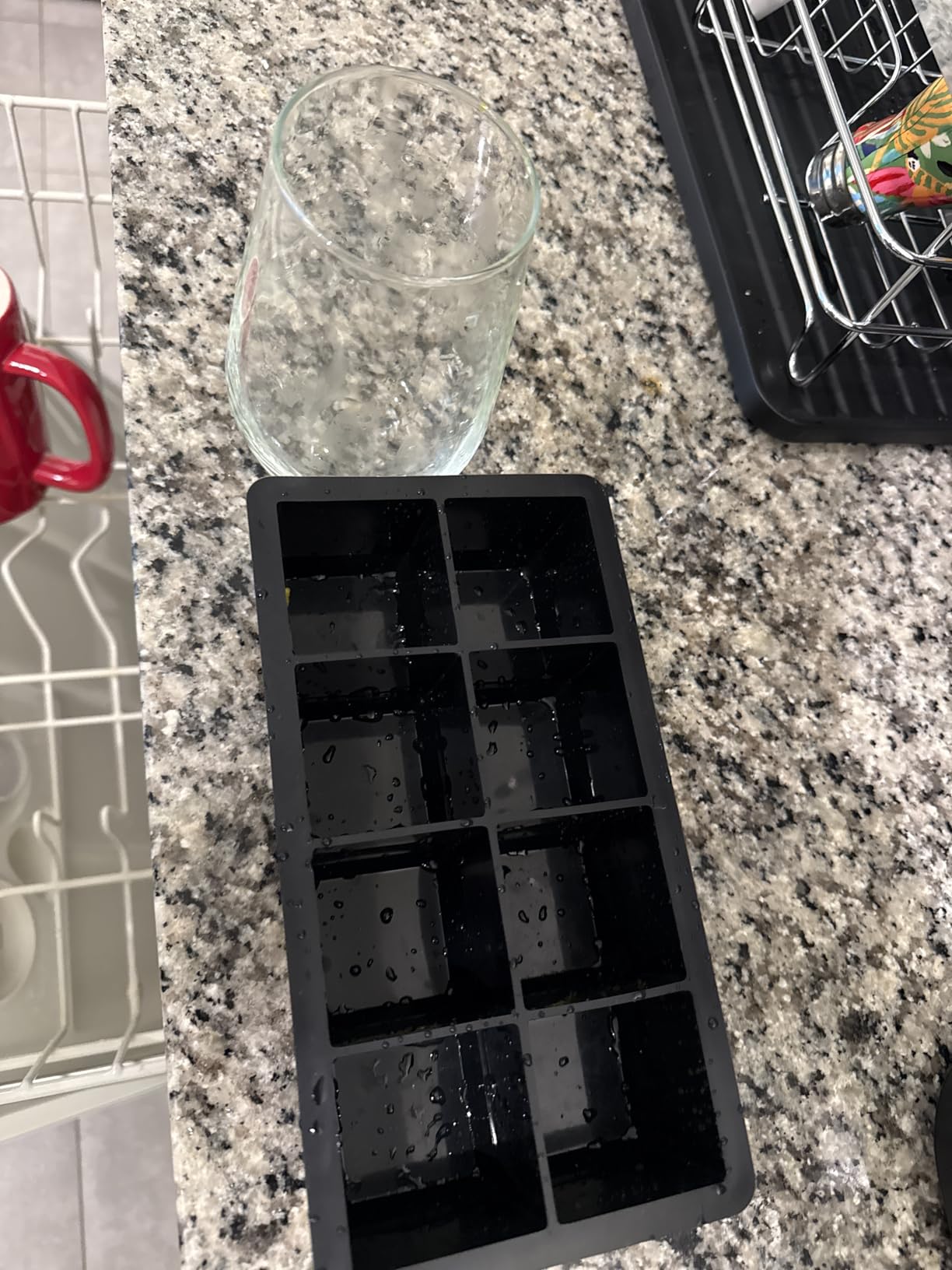 Ice Cube Molds, 2 Pack Silicone Trays for 8 Large Square Cubes | Slow Melt Large Squares, Flexible Silicone Trays, Easy Release, 2 Pack, for Whiskey Cocktails Coffee & More customer photo 1