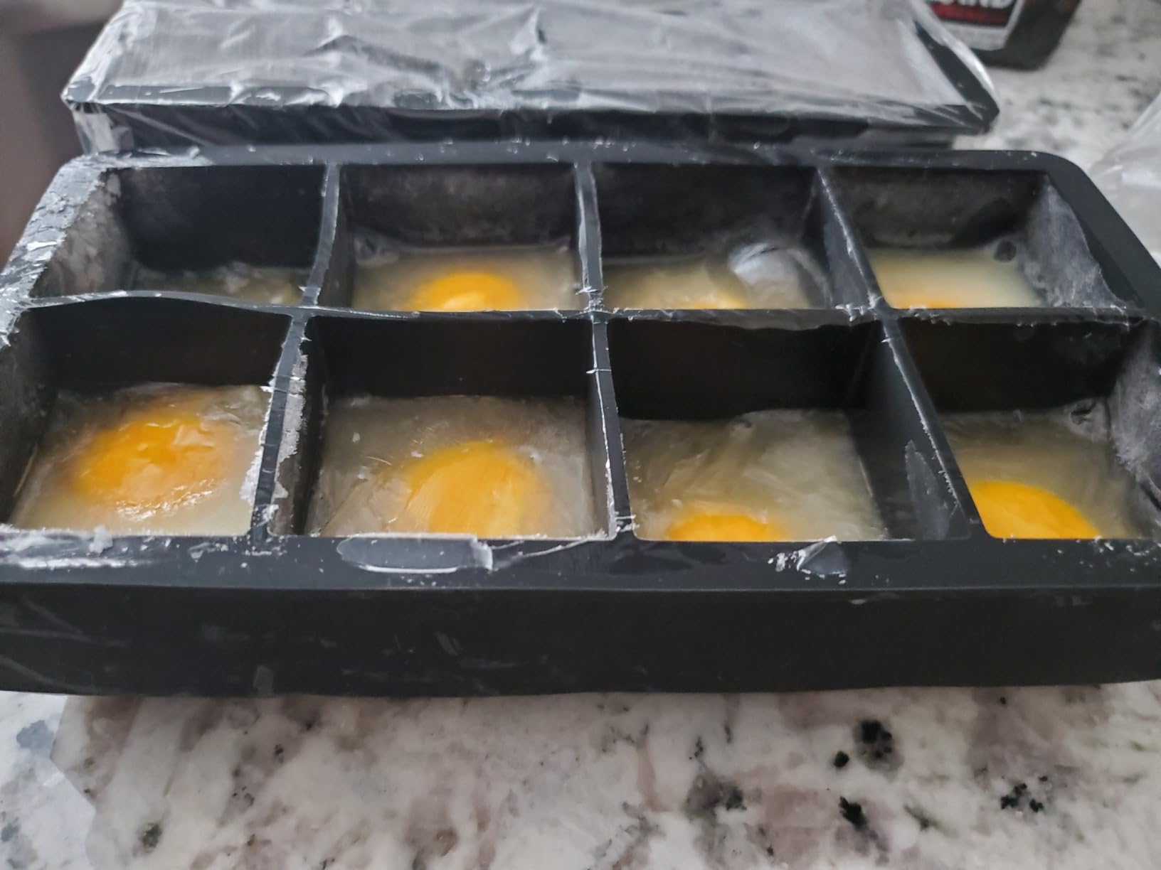 Ice Cube Molds, 2 Pack Silicone Trays for 8 Large Square Cubes | Slow Melt Large Squares, Flexible Silicone Trays, Easy Release, 2 Pack, for Whiskey Cocktails Coffee & More customer photo 2
