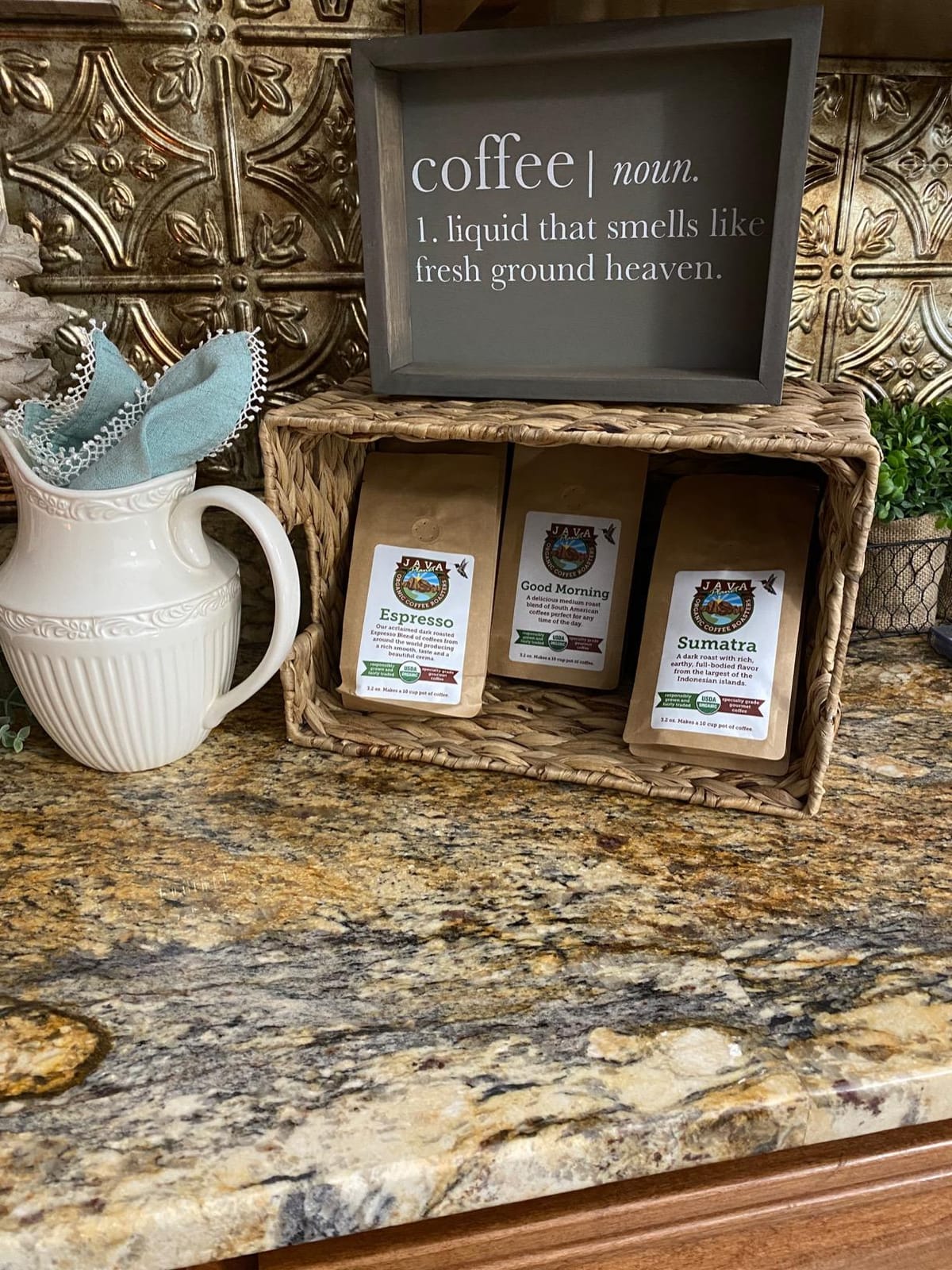 Java Planet Organic Mold-Free Coffee Gift Set, 6 x 3.2 oz Whole Bean Bags customer photo 2