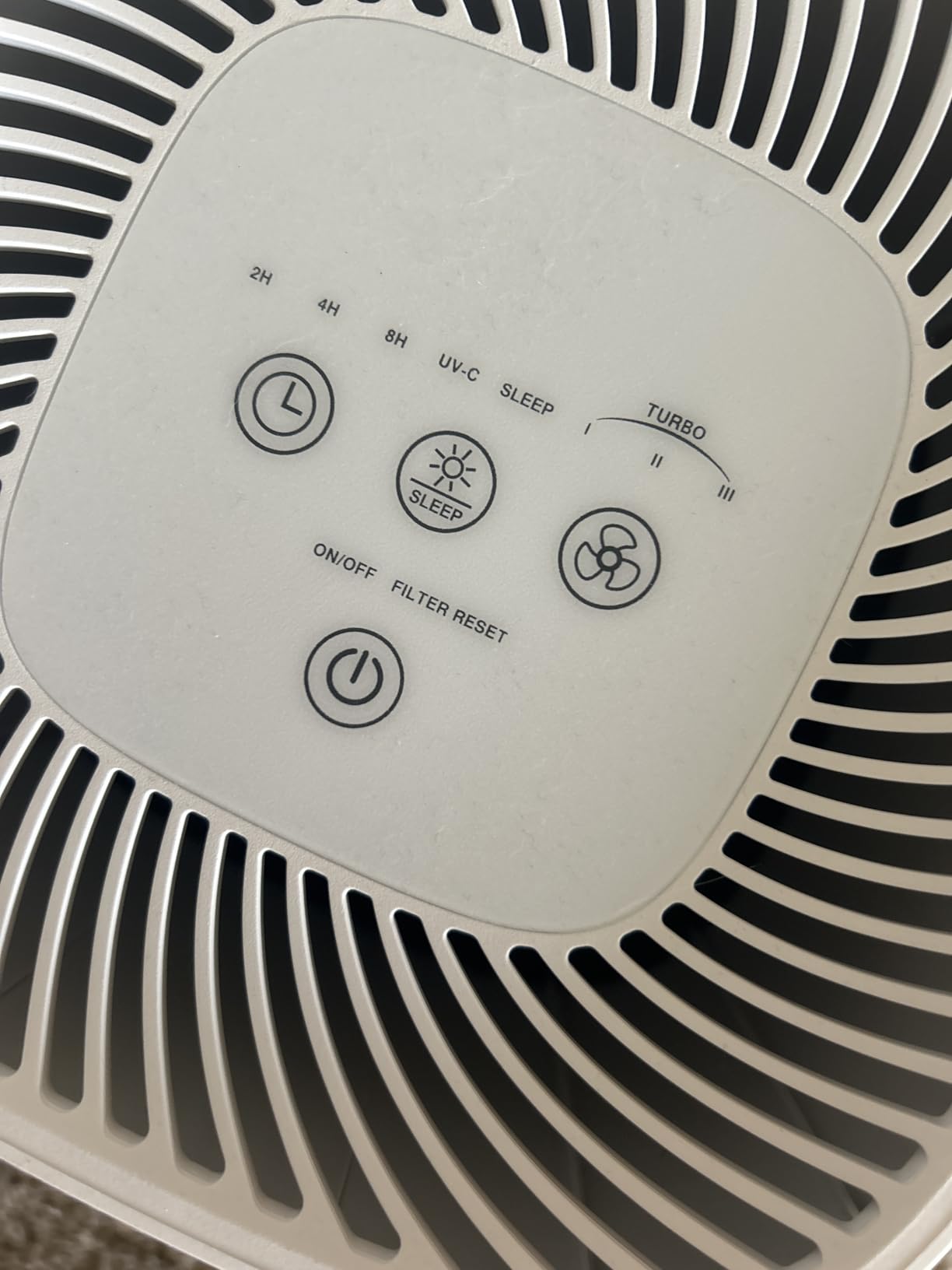 Crane Air Purifier with True HEPA Filter, UV Light, 250 Sq Feet Coverage, Timer Function, Sleep Mode, Washable Particle Filter, EE-5067 customer photo 1