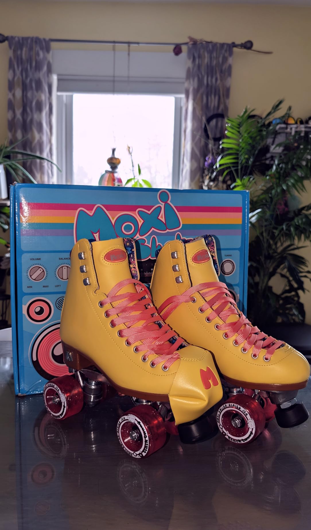 Moxi Beach Bunny Roller Skates for Women - Colorful, Precision-Fit Skate with High-Rebound Wheels, Moisture-Wicking Lining & Padding customer photo 1