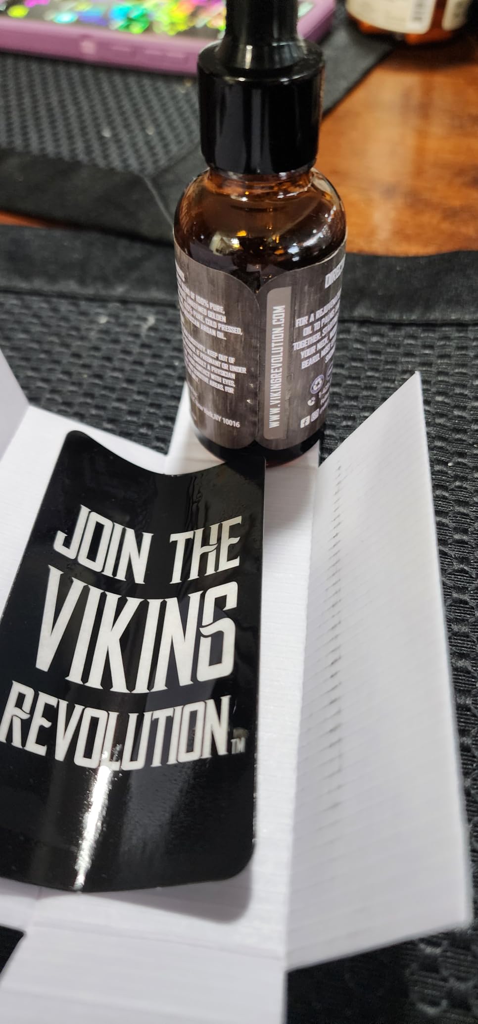 Viking Revolution Beard Oil - Sandalwood - 1 fl oz customer photo 1