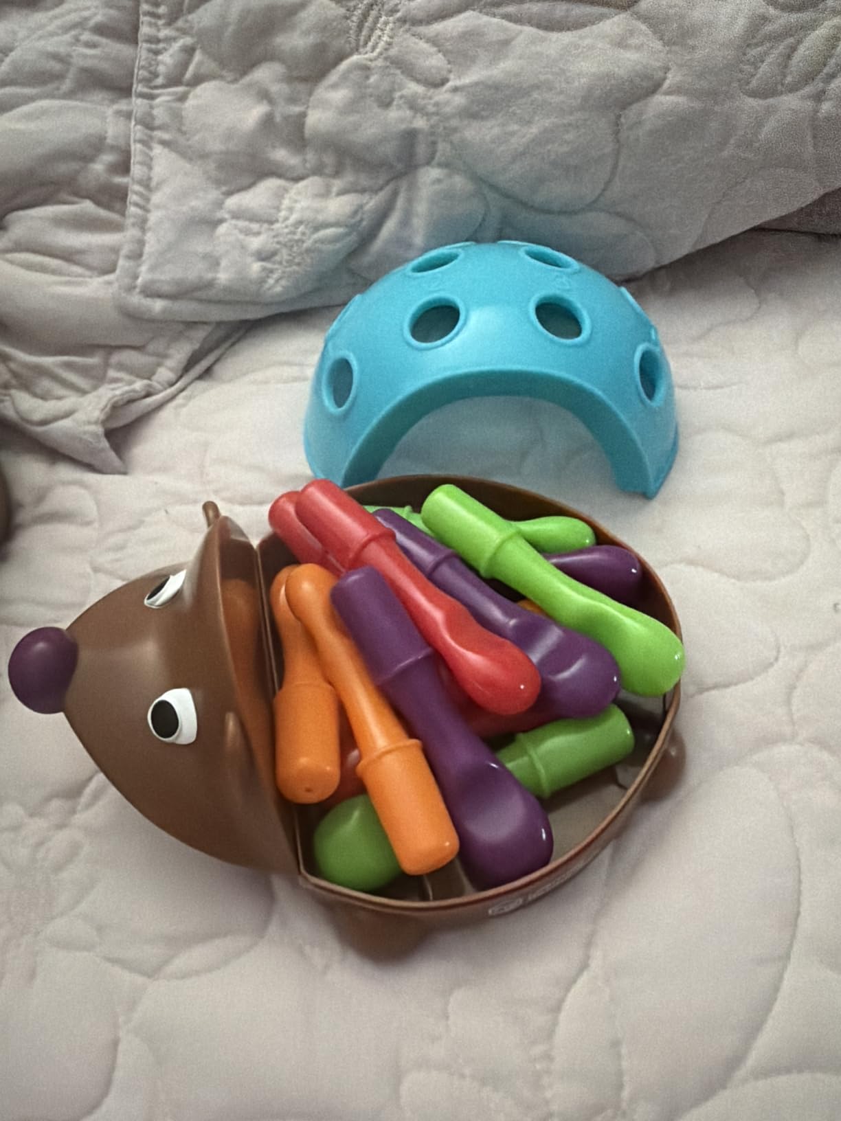 Learning Resources Spike The Fine Motor Hedgehog - Toddler Montessori Toys, Stacking Shape, Gifts for Boys and Girls, Sorting and Matching Skill Activities, Educational Games, Kindergarten customer photo 1