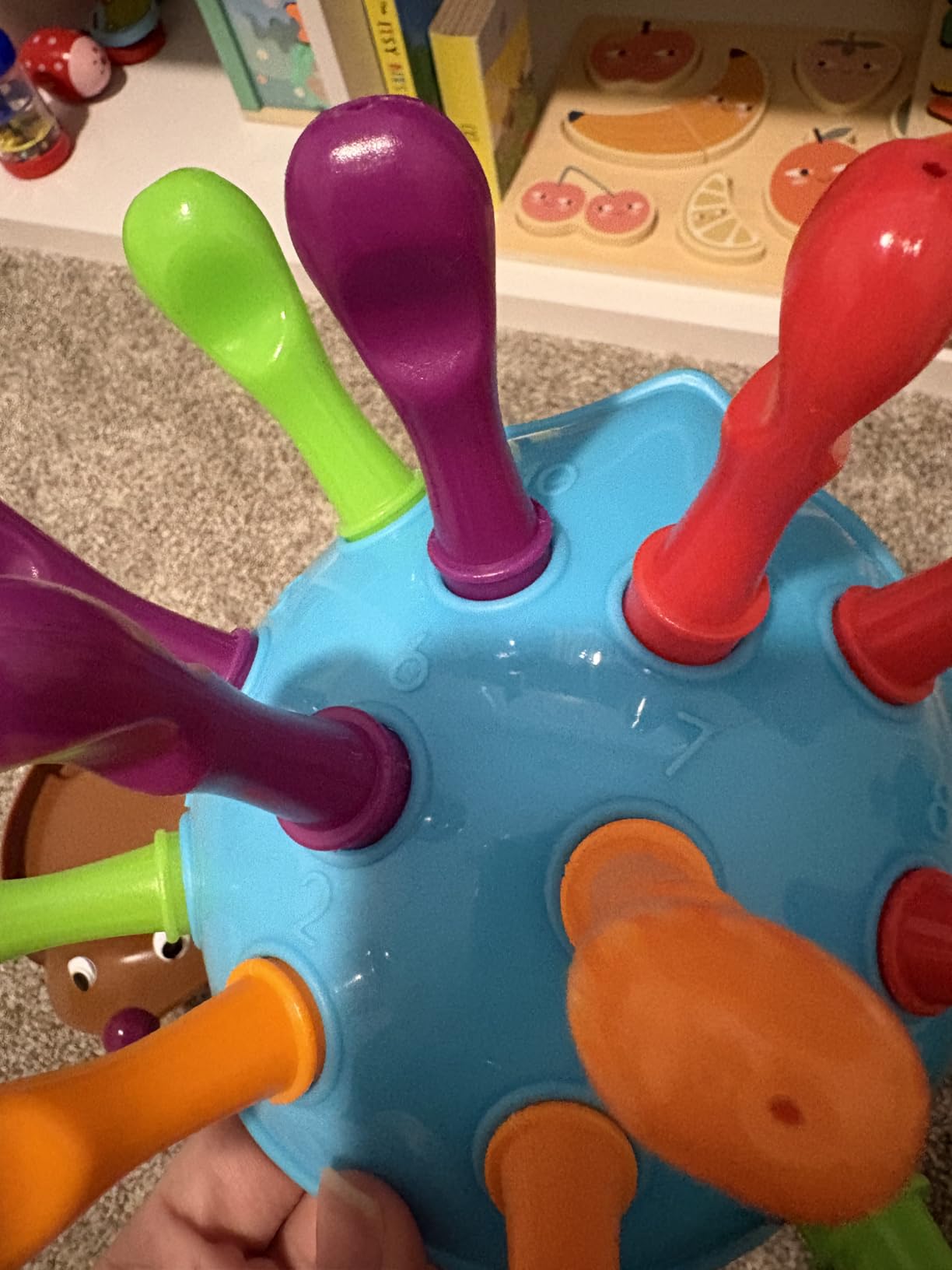 Learning Resources Spike The Fine Motor Hedgehog - Toddler Montessori Toys, Stacking Shape, Gifts for Boys and Girls, Sorting and Matching Skill Activities, Educational Games, Kindergarten customer photo 2