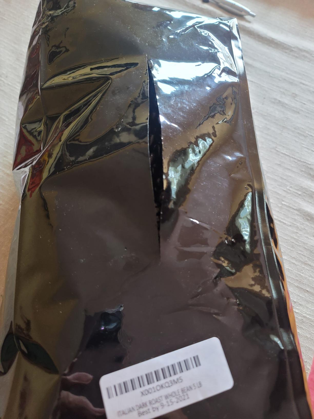 BROOKLYN COFFEE Whole Bean, Italian Dark Roast (5lb) Extra Strong, Delicious Taste, Heavenly Aroma - Fresh Bulk Coffee Beans Roasted Weekly in NYC customer photo 2