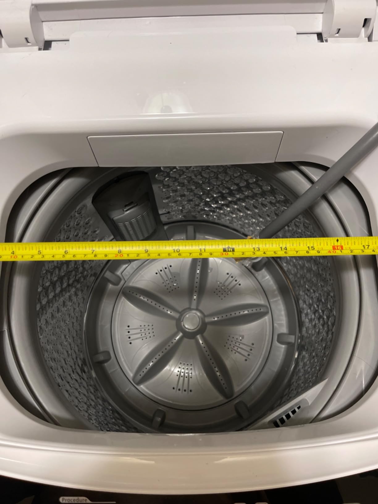 BLACK+DECKER 0.9 Cu. Ft. Portable Washer, 6.6 lb. Capacity, BPWM09W, White | 6.6 lb. Capacity Washing Machine for Homes & Apartments, 5 Wash Cycles, Quick Connect Sink Adapter and Drain Hose Included customer photo 1