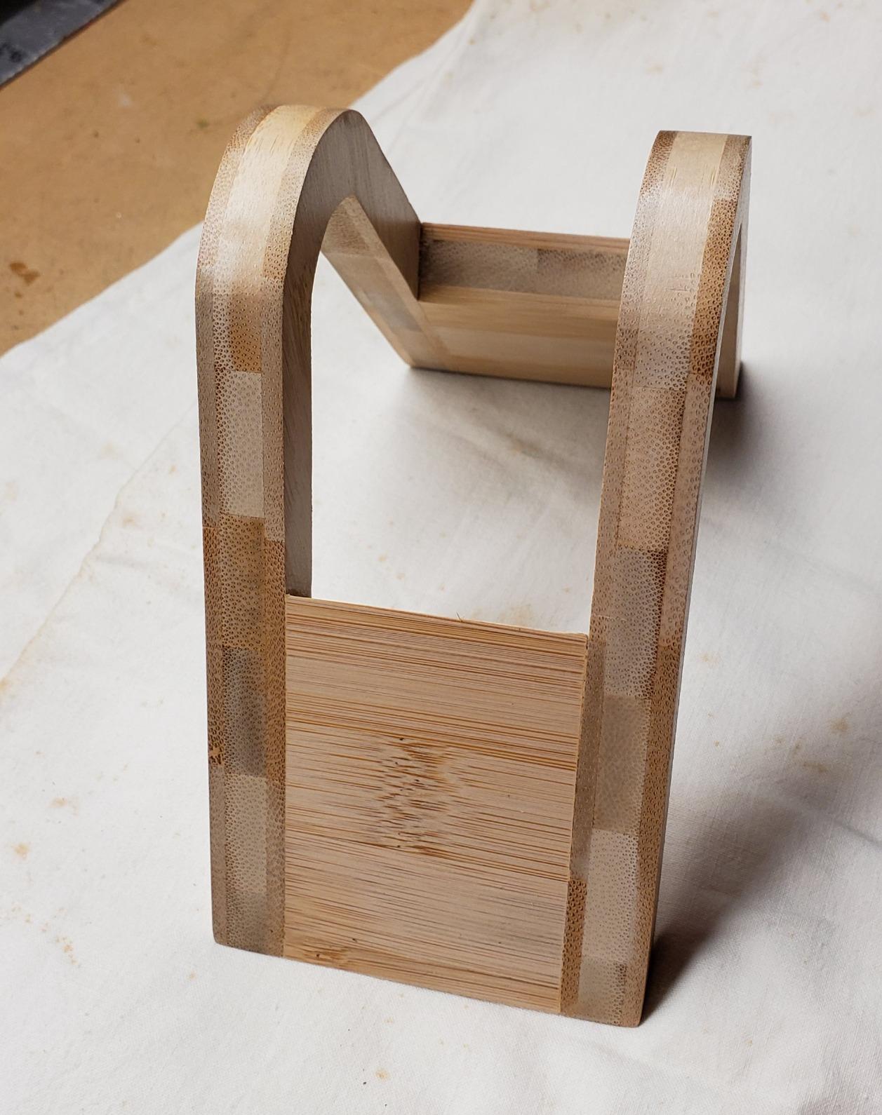 Bamboo Coffee Filter Holder - Storage Rack & Stand for 4 Filter Papers (Type A) customer photo 2