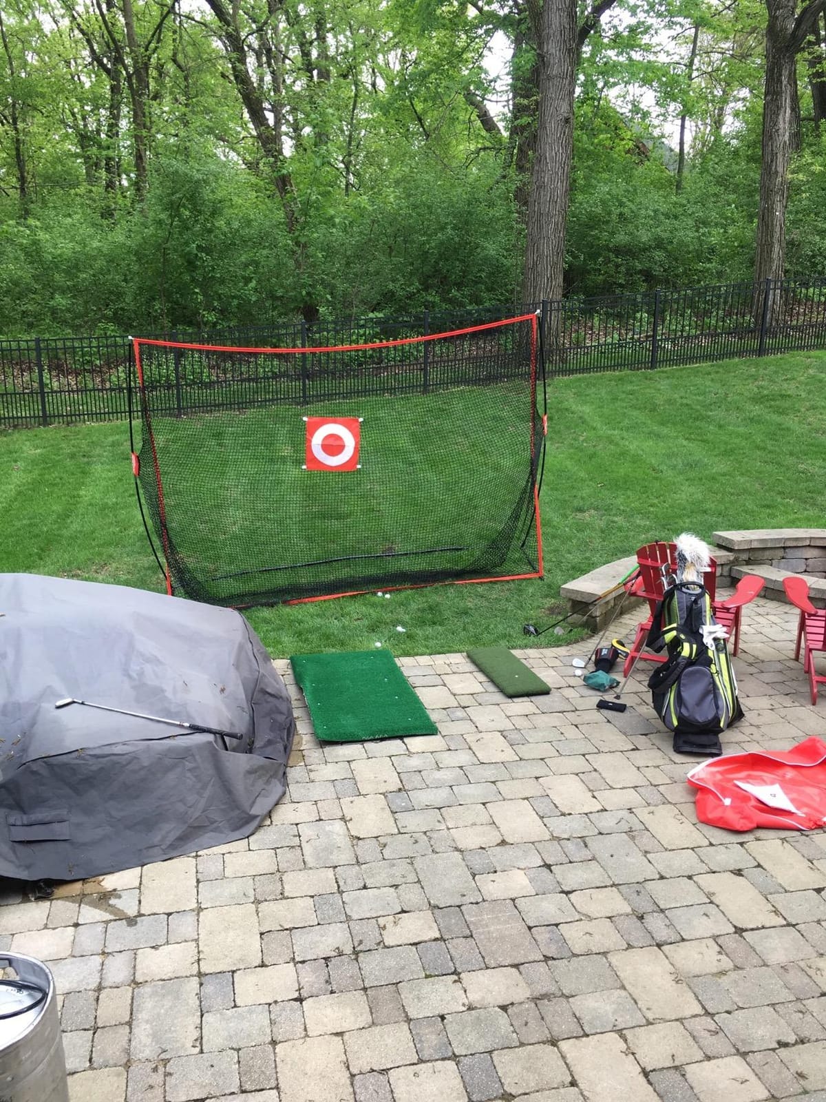 GoSports Golf Practice Hitting Net - Choose Between Huge 10 x 7 ft or 7 x 7 ft Nets - Personal Driving Range for Indoor or Outdoor Use - Designed by Golfers for Golfers customer photo 2
