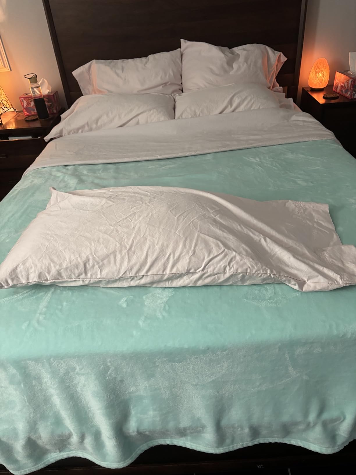 CALIFORNIA DESIGN DEN Luxuriously Soft Hotel Quality 600 Thread Count, 100% Cotton Set of 2 Cases, Crisp & Cool White Standard Pillow Cases Fits Standard & Queen Pillows (Bright White) customer photo 2
